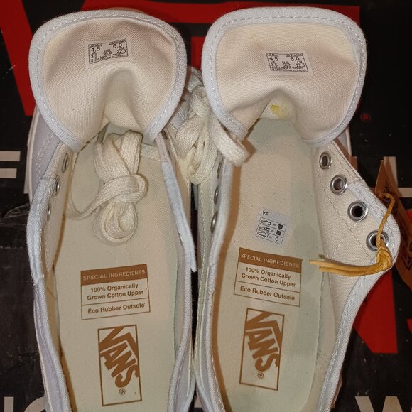 Vans Men's 4.5/Women's 6 Old Skool Tapered Eco Theory White Natural VN0A54F49FQ - Picture 4 of 12